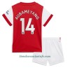 Conjunto (Camiseta+Pantalón Corto) Arsenal Pierre-Emerick Aubameyang 14 Primera Equipación 2021/22 - Niño